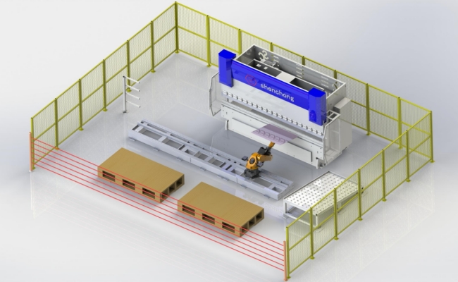 robotic press brake machine unit