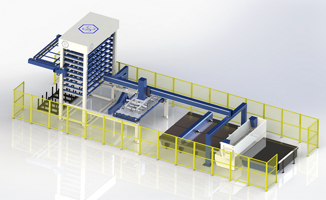 Automatische Blechlager-Produktionslinie