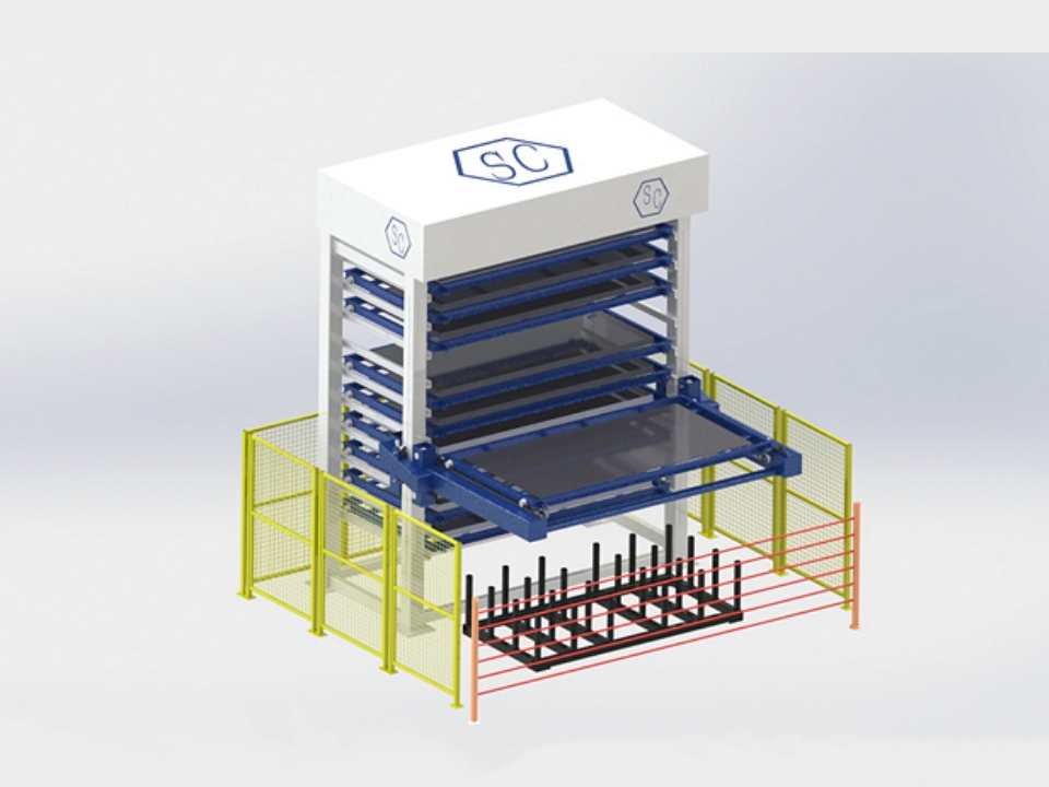 automatic sheet metal storage system