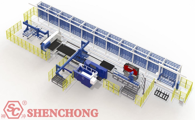 combine rows intelligent sheet metal storage system