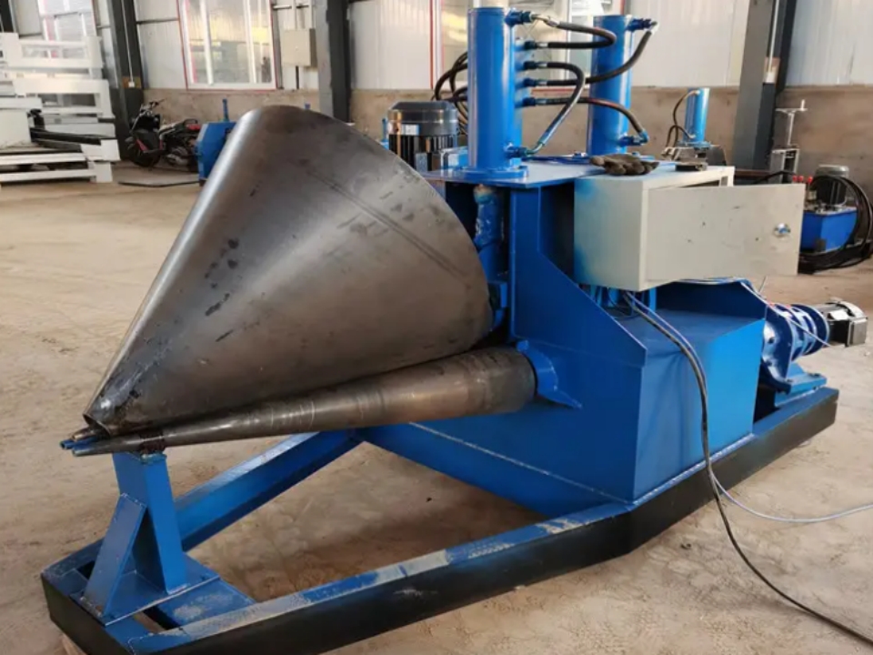 conical plate bending machine