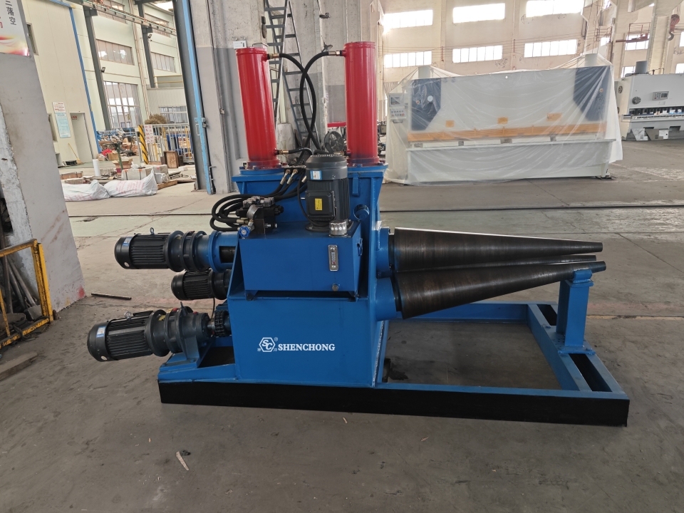 conical rolls plate bending machine