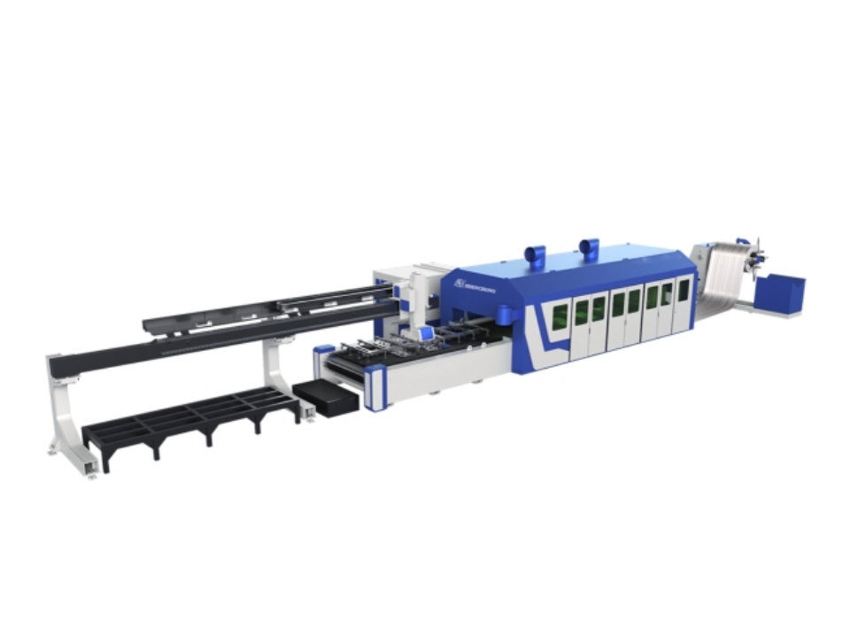 uncoiling fiber laser cutting machine for sale
