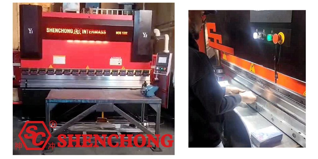 SC Egypt CNC Press Brake And Guillotine Shearing Machine