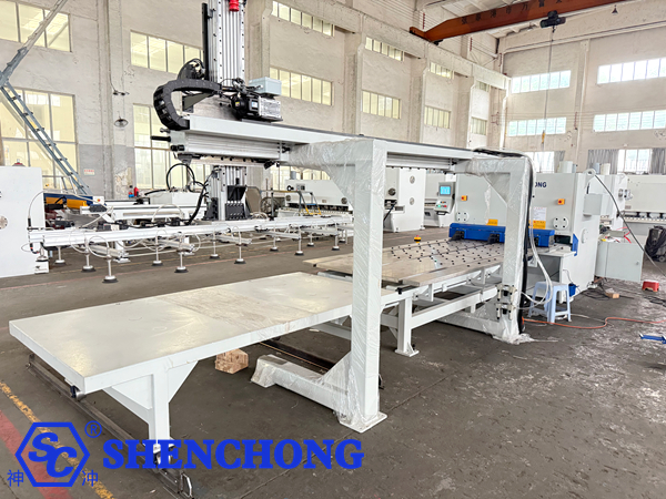 single beam truss front feeding shearing machine 8×1500mm