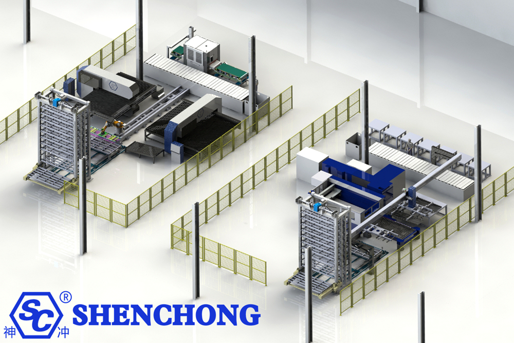 intelligent sheet metal manufacturing line
