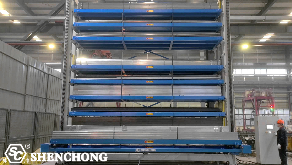 Système de stockage automatique pour profilés en acier 6015