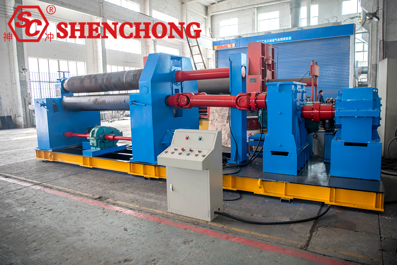 Máquina laminadora de placas de 3 rodillos