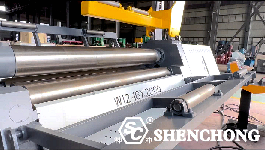Листопрокатный станок SC W12 16X2000 с 4 валками