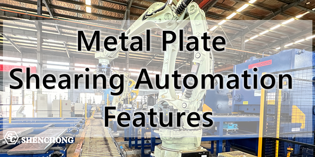 Recursos de automação para corte de chapas metálicas