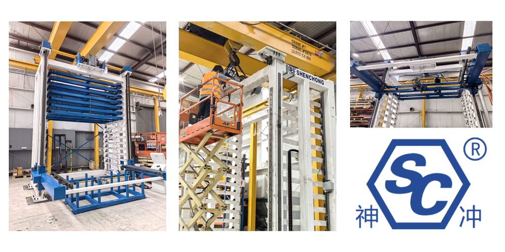 SCオーストラリア板金保管システムの設置と運用