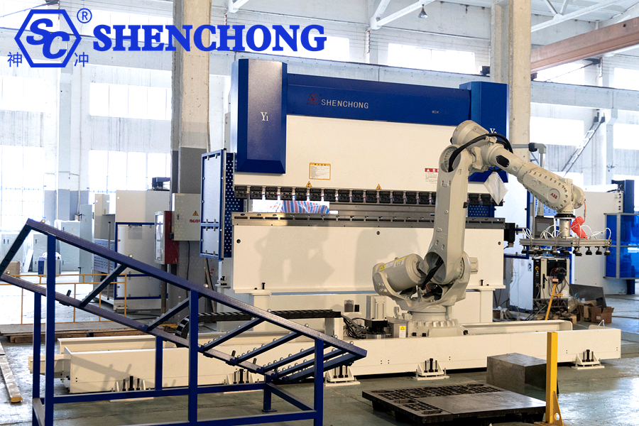 Automated sheet metal bending units