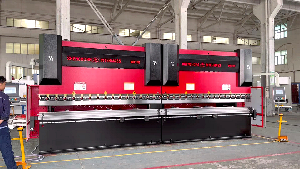 2WDK-130T 3200MM Tandem-CNC-Hybrid-Servo-Abkantpresse