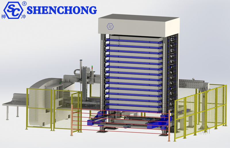 Automated sheet metal storage system